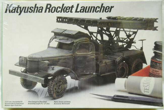 Testors 1/35 Katyusha Rocket Launcher Truck, 784 plastic model kit